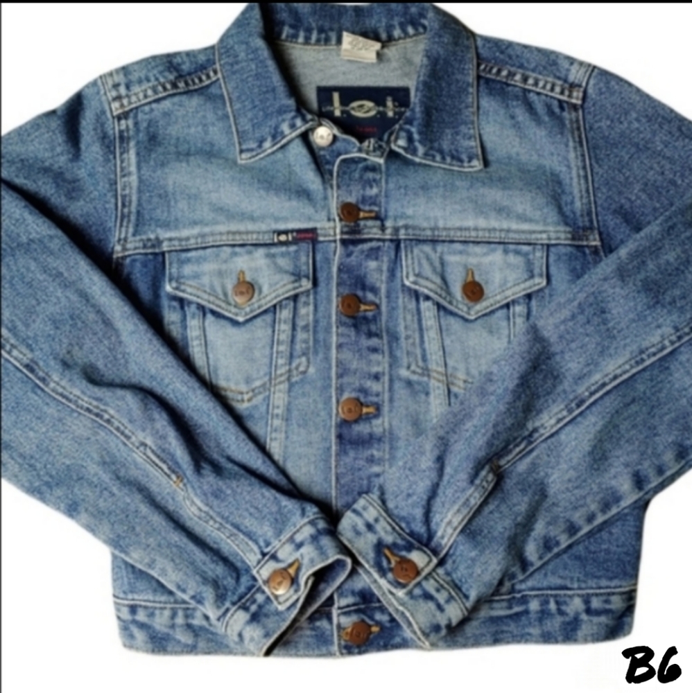 Lei Jean Jacket Vintage 80s lei Small